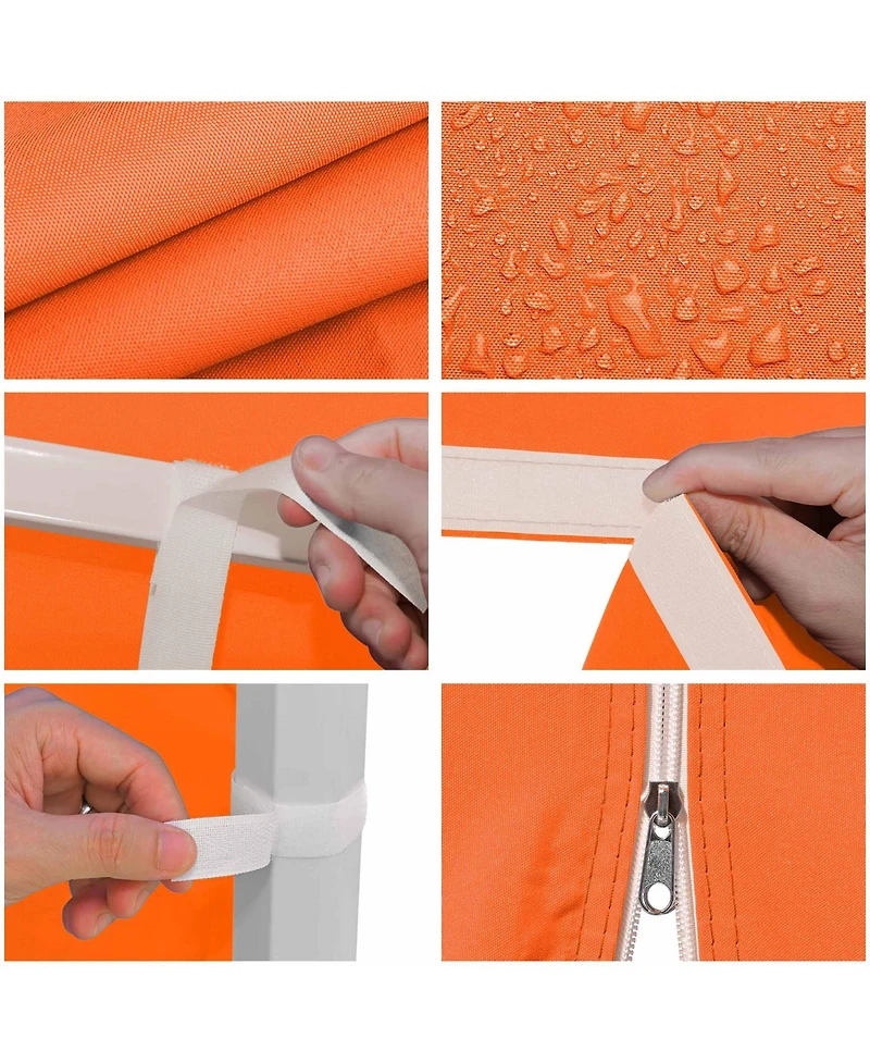InstaHibit 1 Pack Side Wall for 10x15 Ft Ez Pop Up Canopy Tent UV50+ Zipper Pool