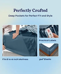 6 Piece Sheet Set with 4 Pillowcases