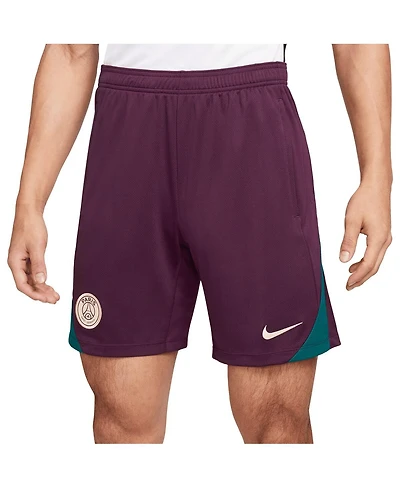 Nike Men's Burgundy Paris Saint-Germain 2024/25 Strike Shorts