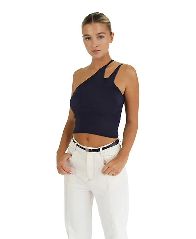 Belle & Bloom Women's Symphony Double Strap Knit Crop