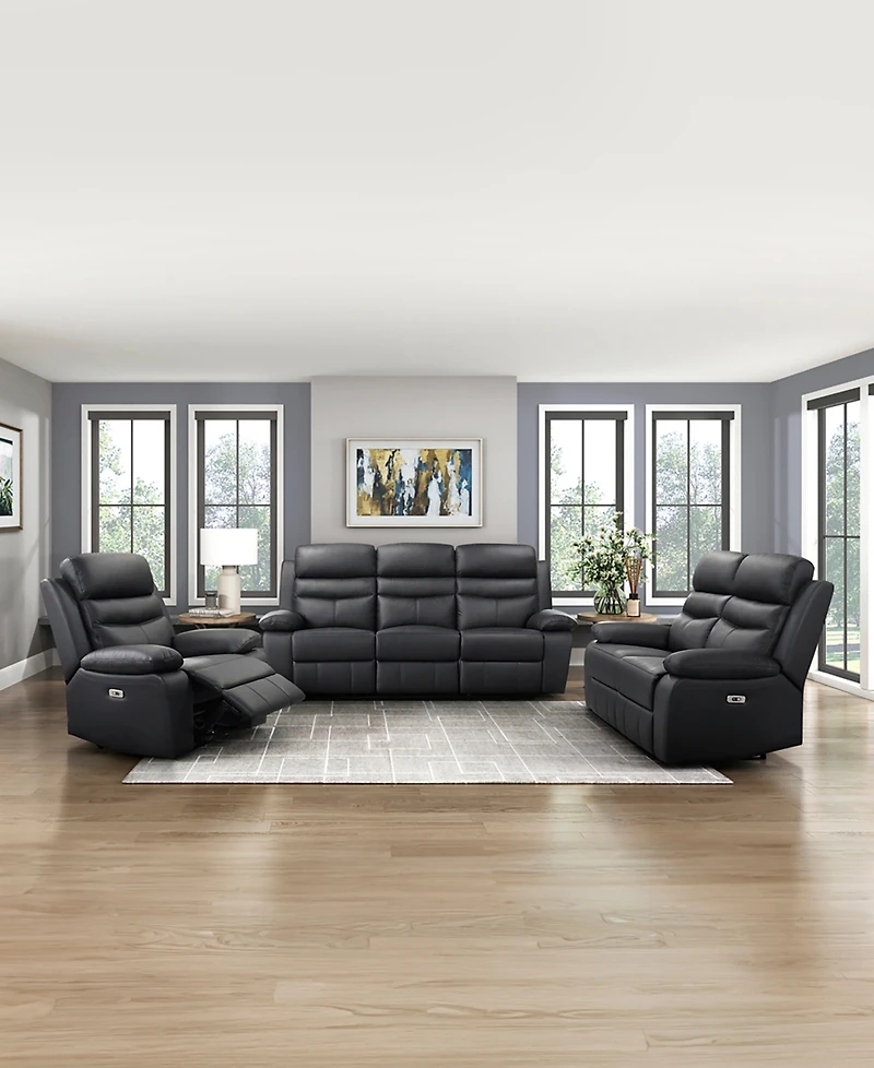 Homelegance White Label Rittman 64" Power Double Reclining Love Seat