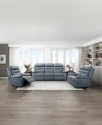 Homelegance White Label Rittman 97" Power Double Reclining Sofa