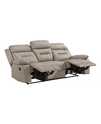 Homelegance White Label Corvallis 87" Double Reclining Sofa