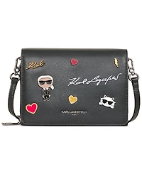 Karl Lagerfeld Paris Lourdes Crossbody with Cate Pins
