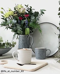 Denby Studio Grey 2 Piece Ridged Mug Set