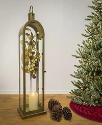 National Tree Company Hgtv Home Collection Antique Bronze Arched Lantern