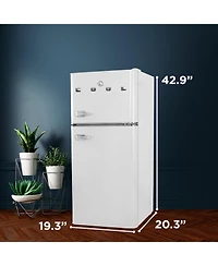 4.5 Cu. Ft. Tm Retro Refrigerator,White