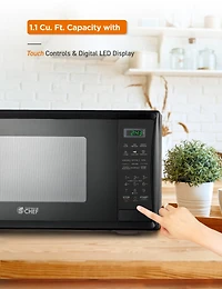 1.1 Cu. Ft. Counter Top Microwave,Black