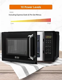0.9 Cu. Ft. Counter Top Microwave,Black