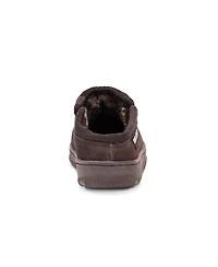 Muk Luks Men's Matt Printed Berber Suede Clog Slippers