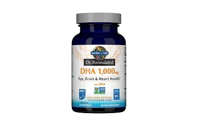 Garden of Life Dr. Formulated Dha, Lemon, 30 Softgels