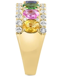 Effy Blue & White Sapphire Ring (3-1/2 ct. t.w.) Diamond (1/20 14k Gold. (Also available Emerald and Pink Sapphire)