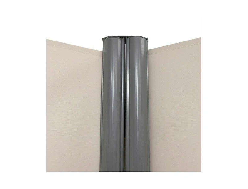 Slickblue Patio Retractable Double Folding Side Awning Screen Divider