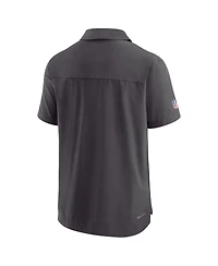Nike Men's Black Atlanta Falcons Sideline Lockup Performance Polo