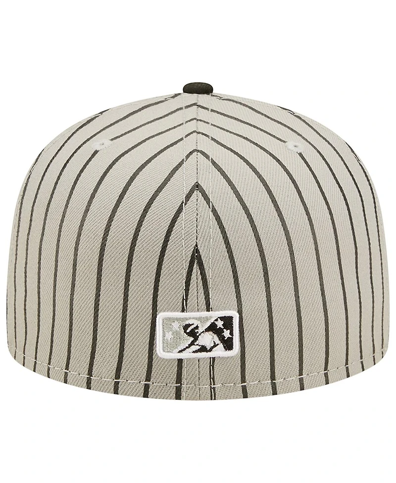 New Era Men's Gray/Black Frisco RoughRiders Theme Night 59FIFTY Fitted Hat