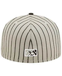 New Era Men's Gray/Black Frisco RoughRiders Theme Night 59FIFTY Fitted Hat