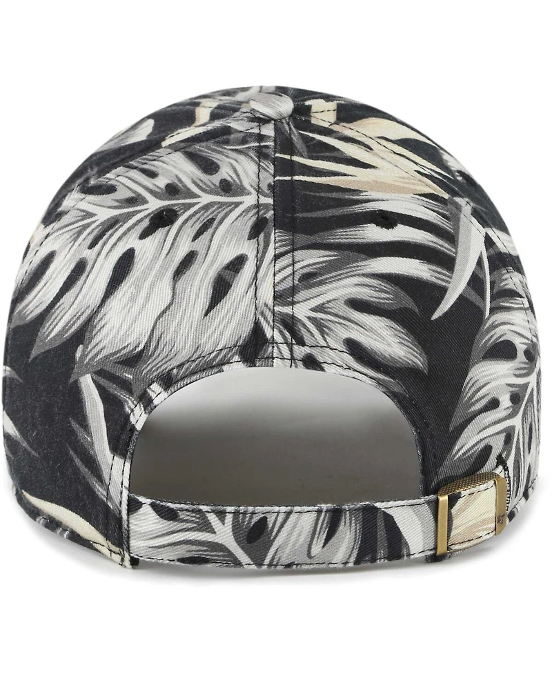 '47 Brand Men's Black Jacksonville Jaguars Tropicalia Clean Up Adjustable Hat