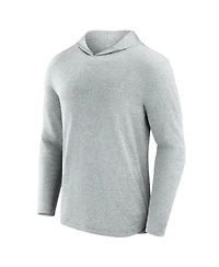 Fanatics Signature Men's Gray New York Giants Front Office Tech Lightweight Hoodie T-Shirt