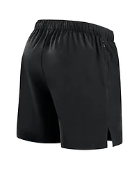 Fanatics Signature Men's Black Milwaukee Brewers Front Office Woven Shorts