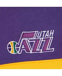 Mitchell & Ness Men's Black/Purple Utah Jazz Head Coach Pullover Hoodie