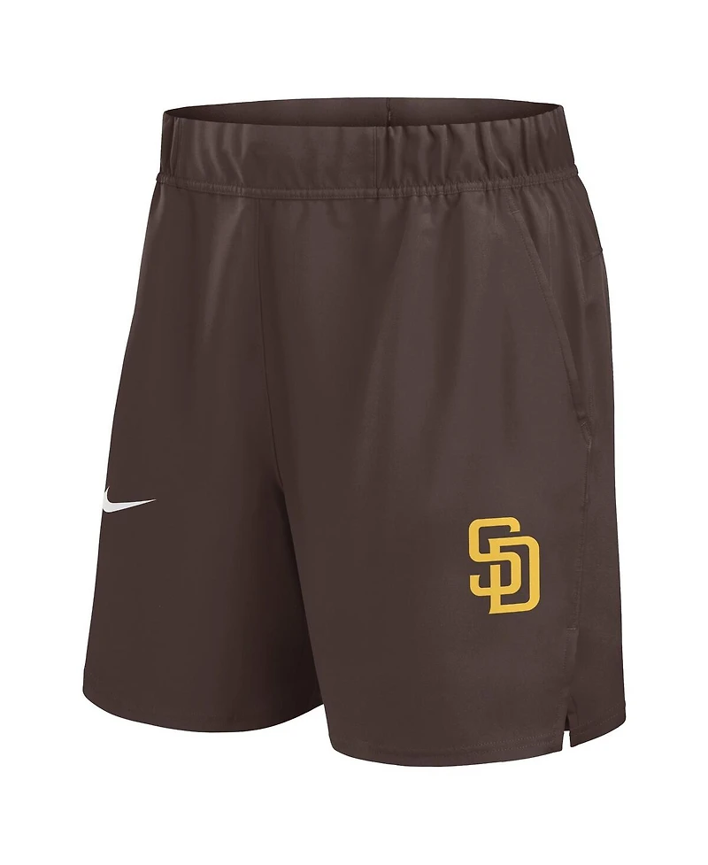 Nike Men's Brown San Diego Padres Woven Victory Performance Shorts