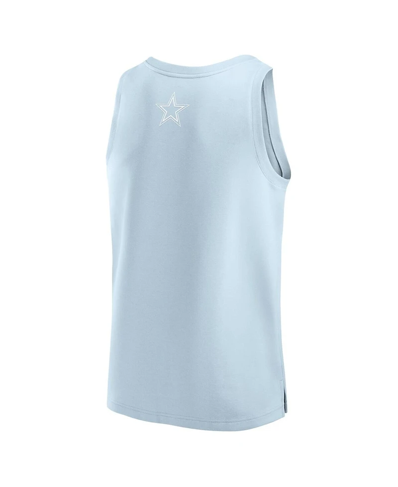 Fanatics Men's Light Blue Dallas Cowboys Elements Tank Top