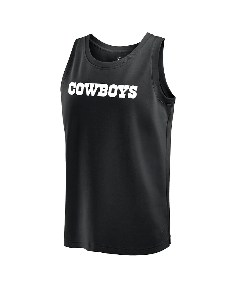 Fanatics Men's Black Dallas Cowboys Elements Tank Top