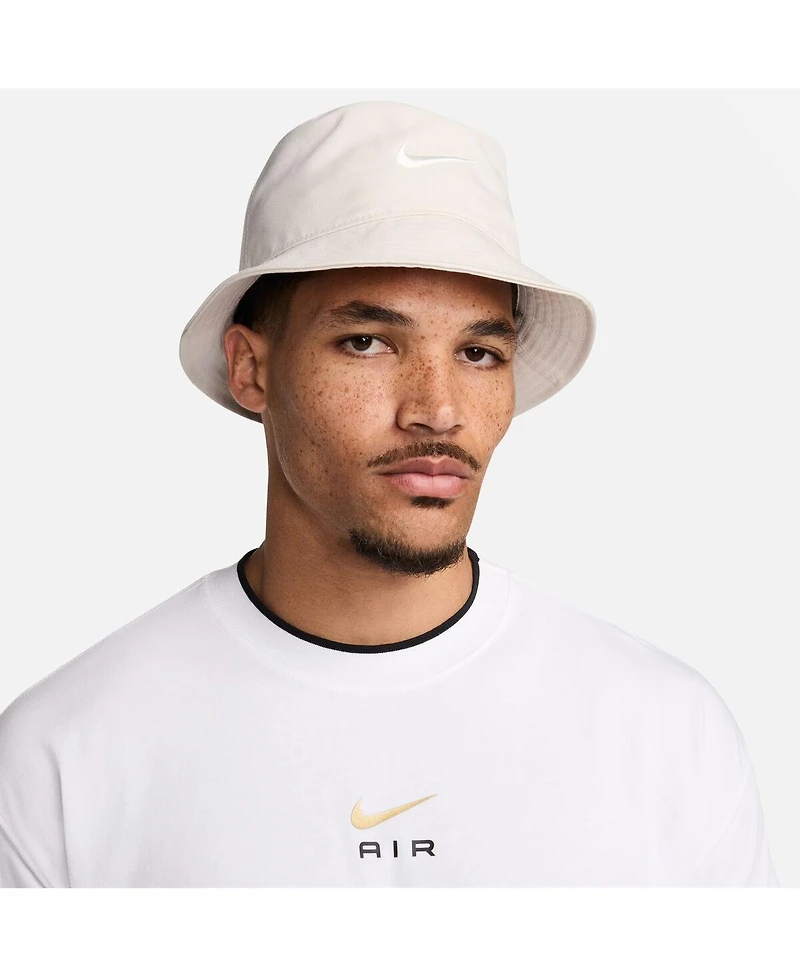 Nike Men's and Women's Stone Swoosh Apex Bucket Hat