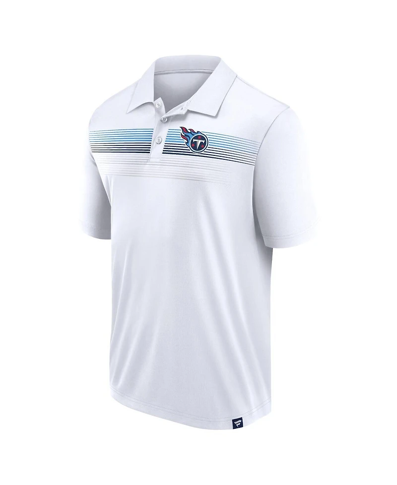 Fanatics Men's White Tennessee Titans Big Tall Sublimated Polo