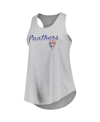 Fanatics Women's Heather Gray Florida Panthers Plus Racerback Tank Top
