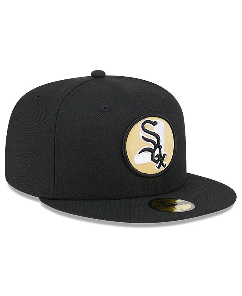 New Era Men's Black Chicago White Sox 59FIFTY Day Team Pop Fitted Hat
