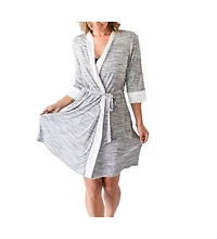 Kindred Bravely Maternity Emmaline Postpartum Robe - two belt positions