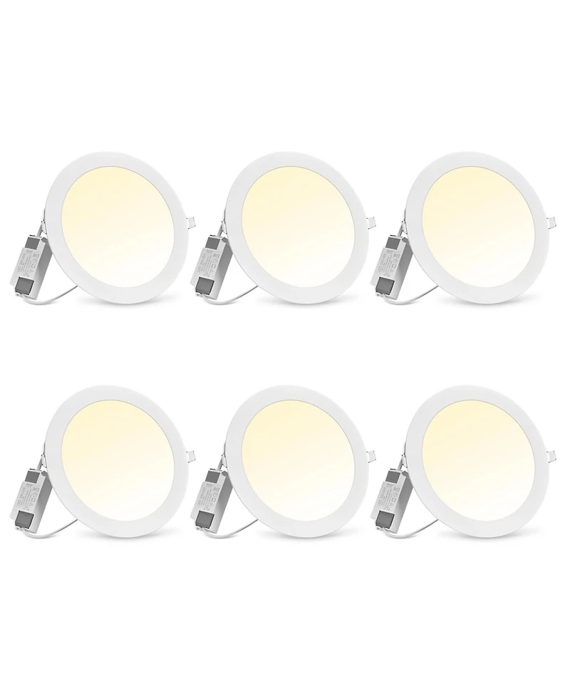 7" Led Recessed Ceiling Panel Down Light 3 Color 15W Slim Spot Lamp Home Pack