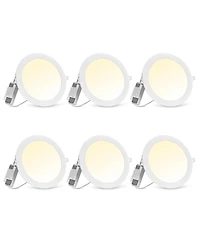 7" Led Recessed Ceiling Panel Down Light 3 Color 15W Slim Spot Lamp Home Pack