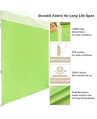 InstaHibit Universal Privacy Sidewall UV30+ Fits 10x10ft Canopy Gazebo 2 Pieces