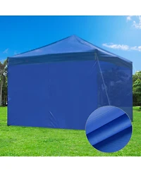 InstaHibit 1080D 120g Privacy Sidewall UV30+ Fits 10x10ft Canopy Gazebo 2 Pieces