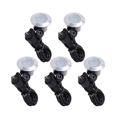 5pc Deck Garden Malls Landscape Warm White Led Lights Low Voltage Waterproof