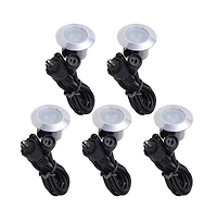 5pc Deck Garden Malls Landscape Warm White Led Lights Low Voltage Waterproof