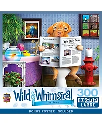 Masterpieces Wild & Whimsical - The Library 300 Piece Ez Grip Puzzle