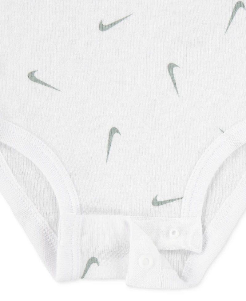 Nike Baby Boys or Girls Essentials Bodysuits, Pack of 3