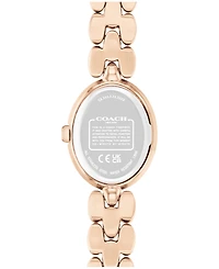 Coach Women's Carnation Gold Tone Sammy Watch 22.5mm