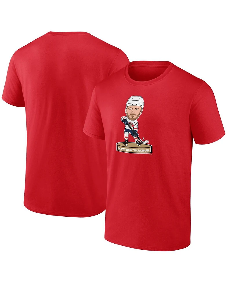 Fanatics Men's Matthew Tkachuk Red Florida Panthers Player Bobblehead T-Shirt