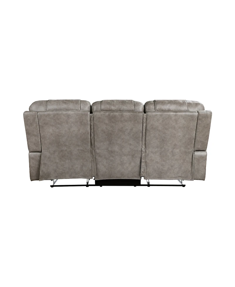 Homelegance White Label Gabi 87" Double Reclining Sofa
