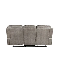 Homelegance White Label Gabi 87" Double Reclining Sofa