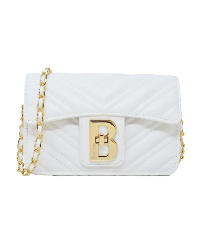 Bebe Rain Leather Crossbody Bag