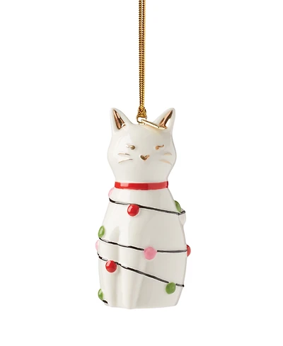 Kate Spade Be Jolly Cat Ornament