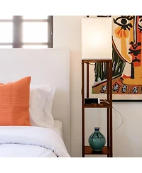 Maxwell 63" Led Shelf Lamp with Usb Port and Power Outlet