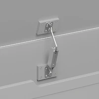 Kids Wooden Toy Box Storage With Safety Hinged Lid For Ages 3+ (Gray)