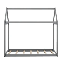 Simplie Fun Twin Size Wooden House Bed