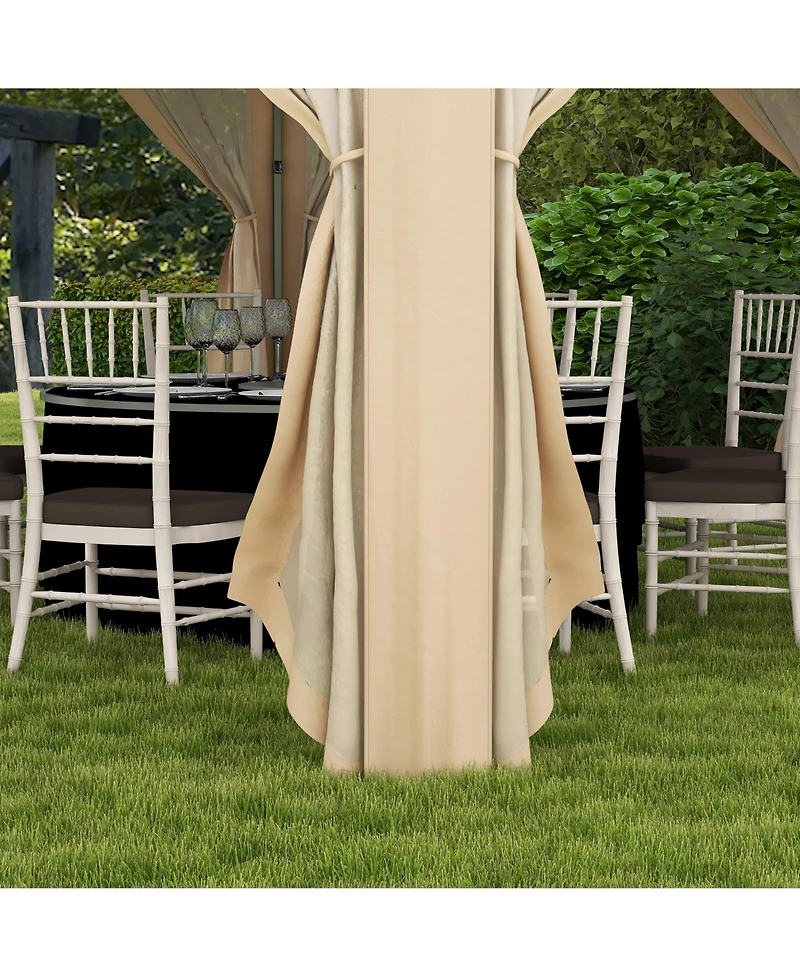 Foldable Pop-Up Gazebo with Carrying Bag for Outdoor Activities